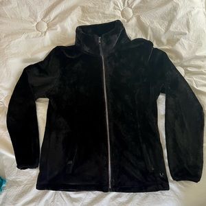 Stoic black Fleece Full Zip Mock Neck Jacket Women's M